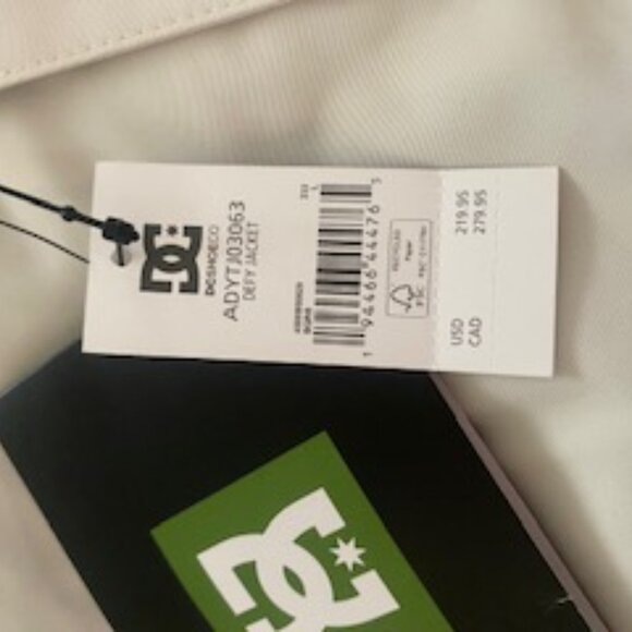 Defy DC Men's Large Blue Snowboard Downhill Ski Outdoor Shell Jacket - Picture 3 of 6